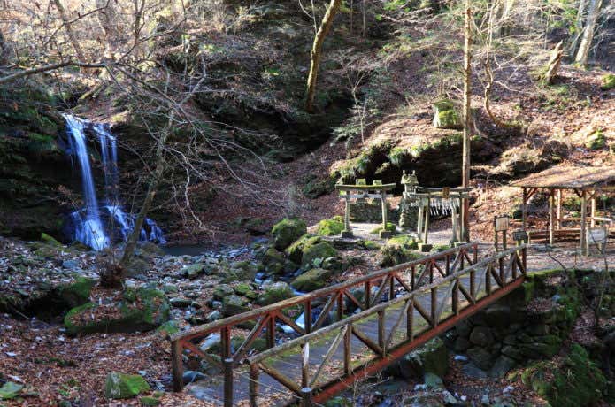 三峯神社の清浄の滝