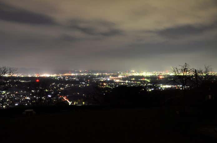 竜王山からの夜景