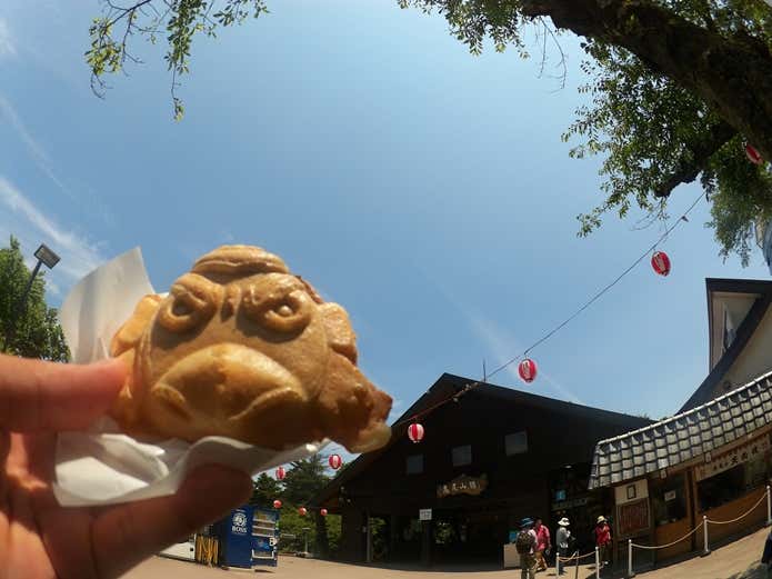 高尾山グルメの天狗焼き
