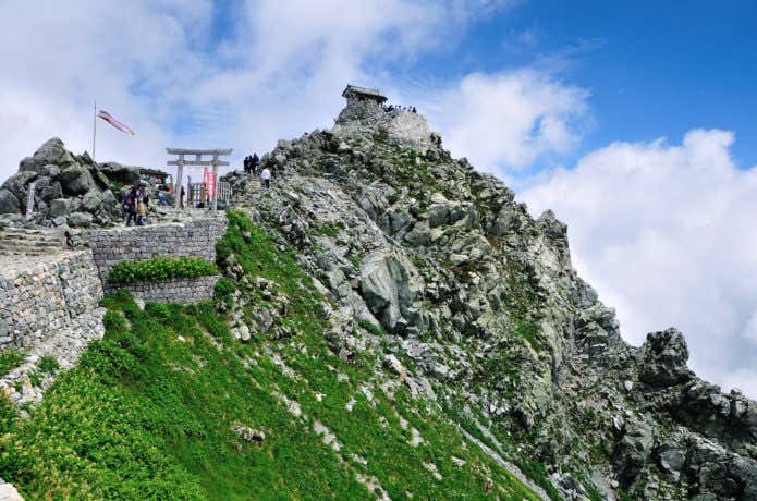 富山県　立山室堂　雄山山頂　雄山神社峰本社