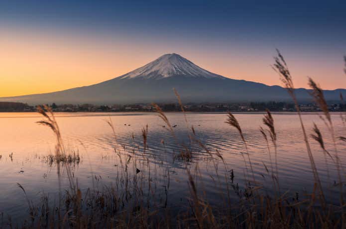 神秘的な富士山