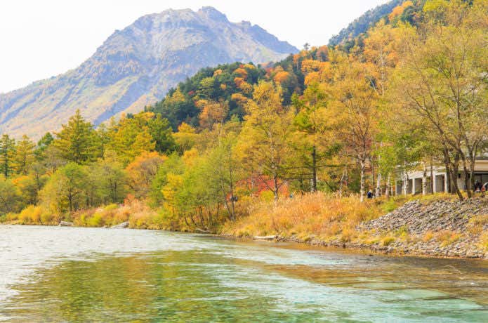 紅葉の上高地(上高地天気)