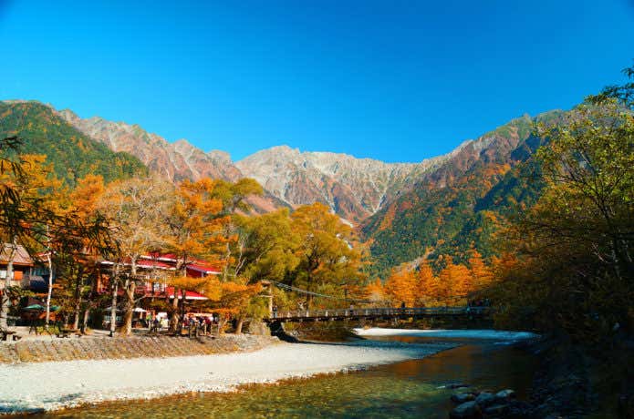 上高地の紅葉
