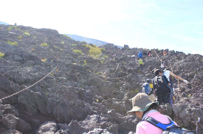エベレストのトレーニングに富士登山