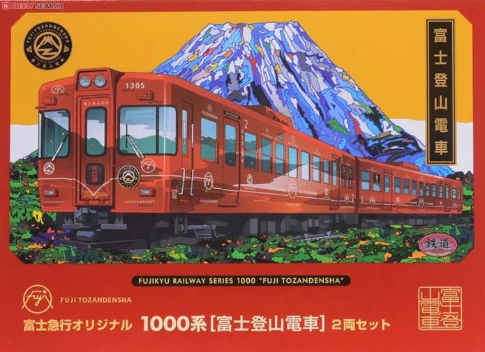富士登山電車の模型