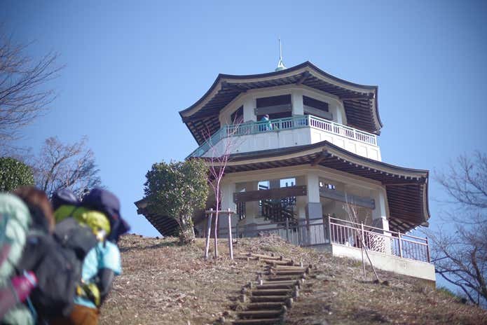 権現山公園へ向かう道