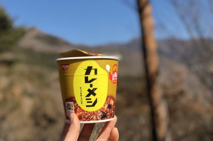 カレーメシと山