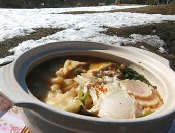 鍋割山　鍋焼きうどん