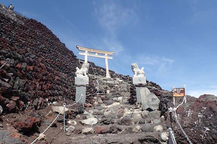 富士山 山頂直下