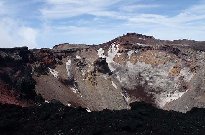 富士山 火口