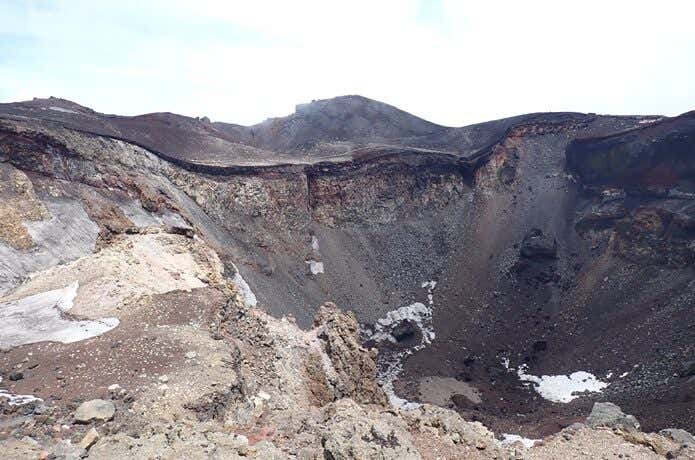 富士山 火口