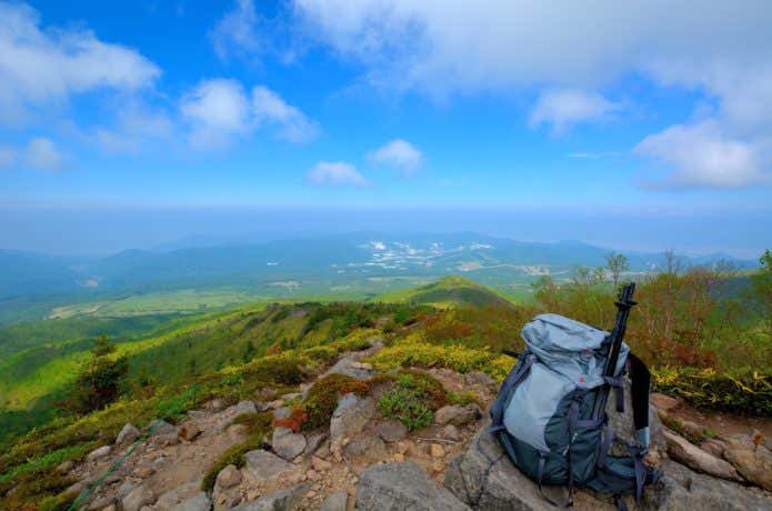 四阿山山頂からの景色
