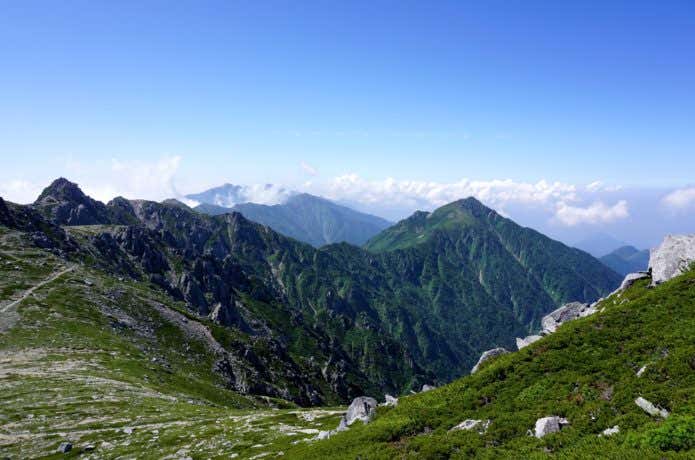 木曽駒ヶ岳稜線
