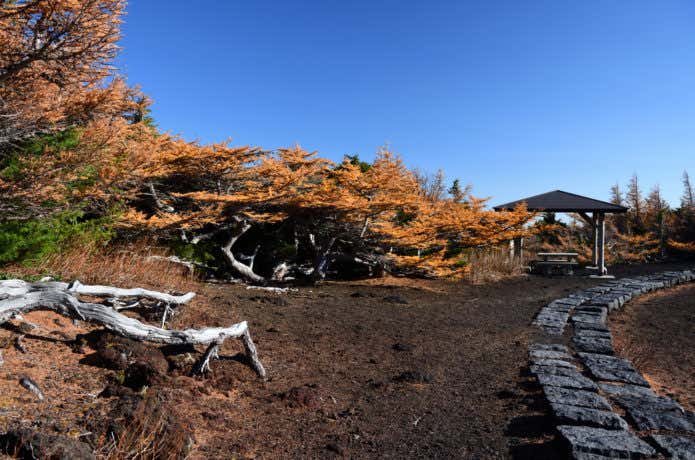 富士山吉田口5合目から行けるお庭・奥庭の画像