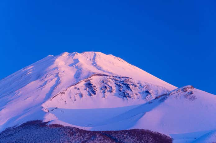 冬季の富士山