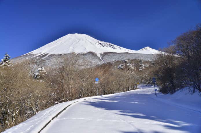 冬の富士山スカイライン