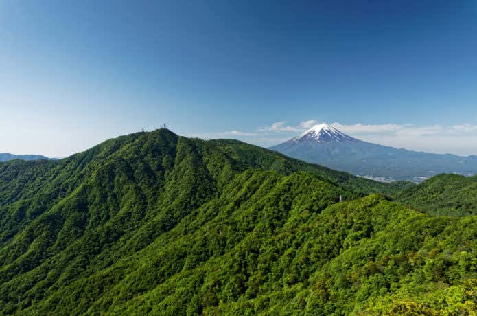 三ツ峠と富士山