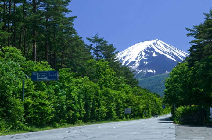 富士スバルラインから見える富士山