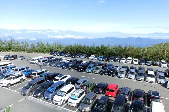 富士スバルライン途中の駐車場