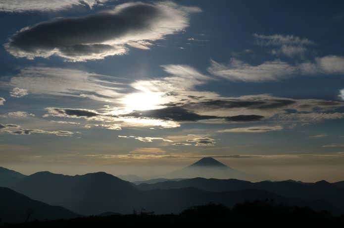 イザルガ岳からの富士山