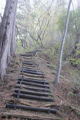 子王山の階段