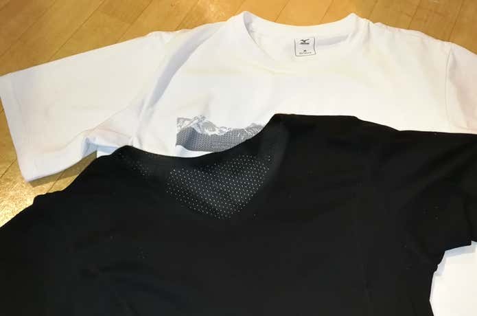 速乾Ｔシャツとベースレイヤー