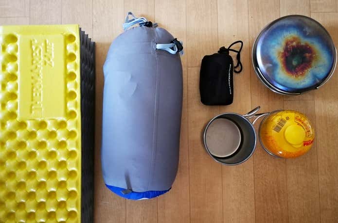 避難小屋泊に必要な装備