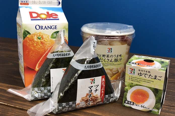 朝食の図
