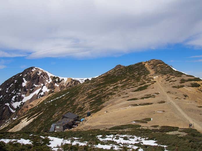 強風の山
