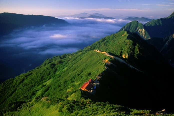 ヒュッテ西岳のテント場