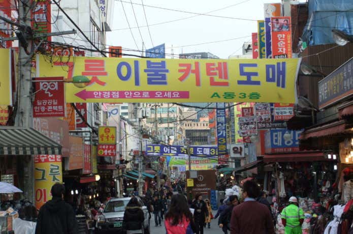 韓国　市街地