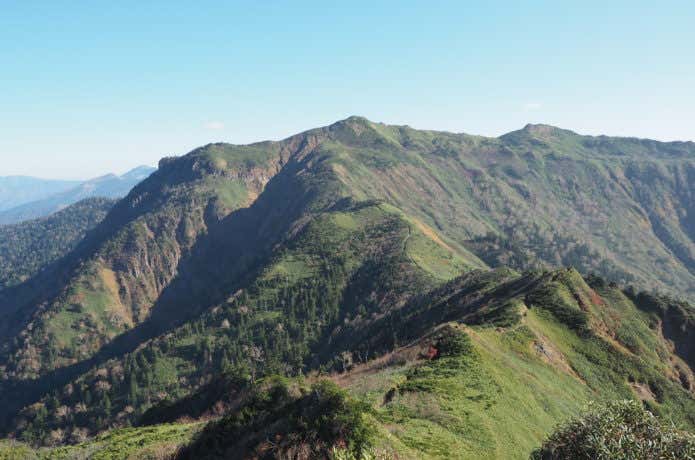 武尊山　稜線
