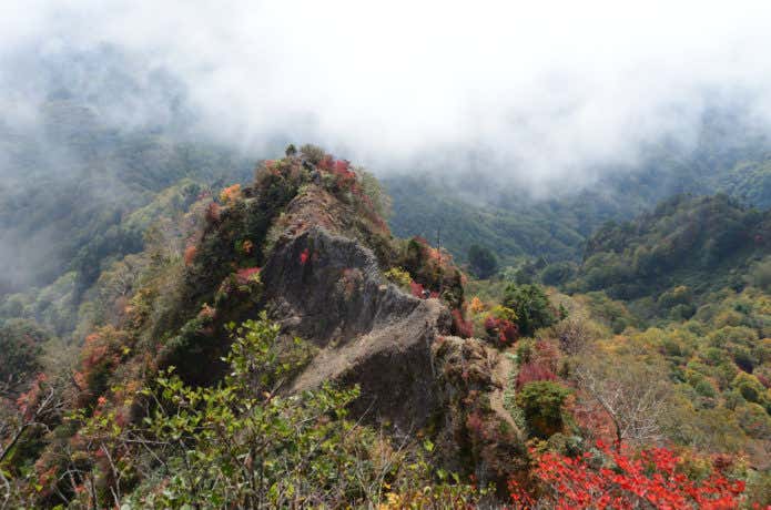 戸隠山蟻の門渡り
