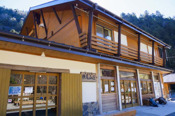 蝶ヶ岳　横尾山荘