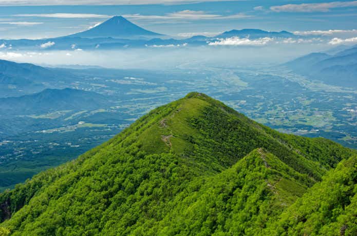権現岳からの眺め