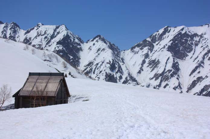 北アルプスの避難小屋