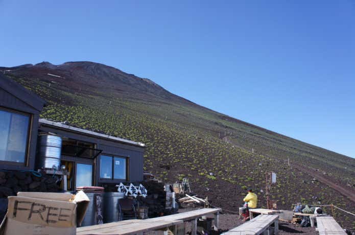 富士山の山小屋