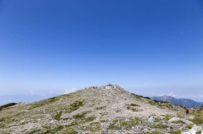 間ノ岳山頂