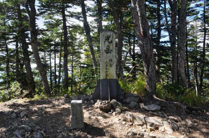 光岳　山頂