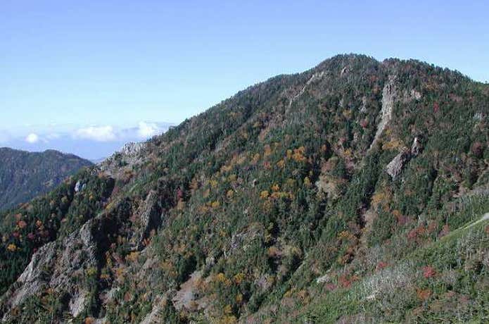 初秋の光岳
