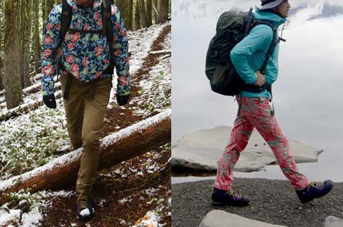 登山ウェアのメンズコーデ