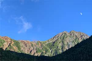 美濃戸口からの赤岳