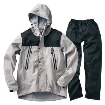 3レイヤー透湿ストレッチレインスーツ