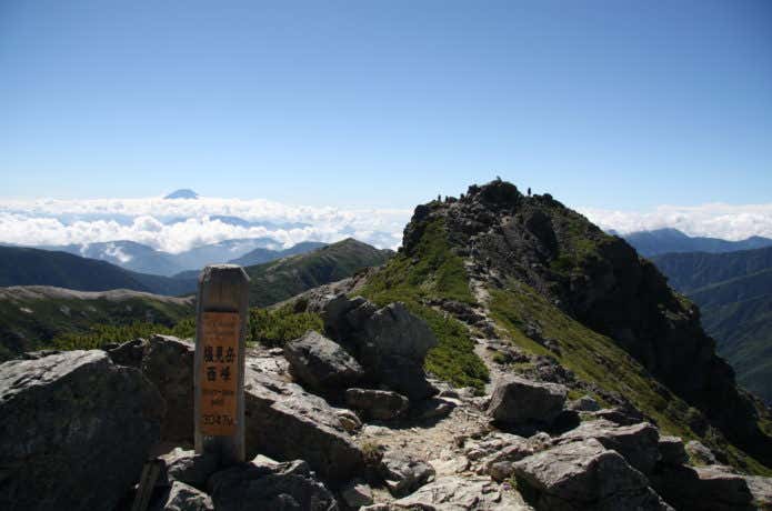 南アルプス塩見岳西峰