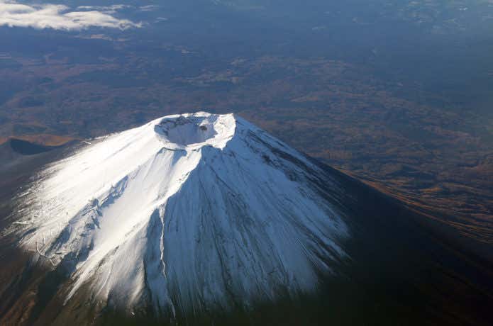 富士山爆発 - 美術品