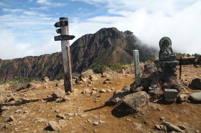 阿弥陀岳山頂