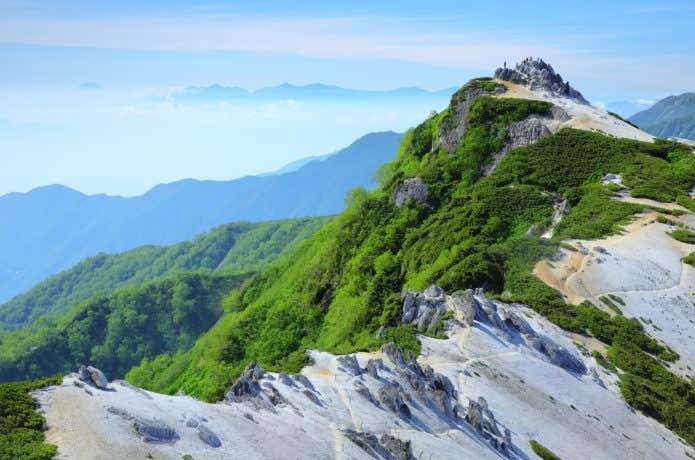 燕岳　稜線
