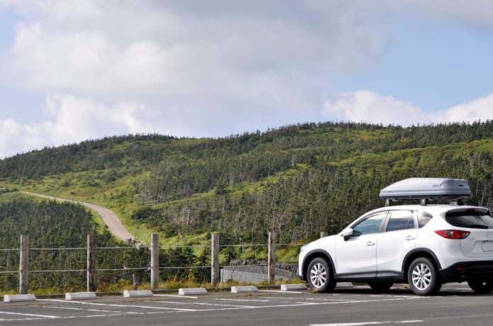 登山口の駐車場