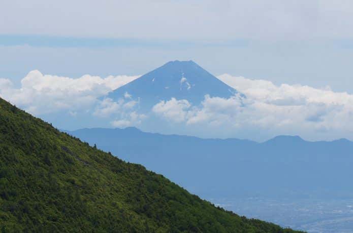 西岳から見る富士山