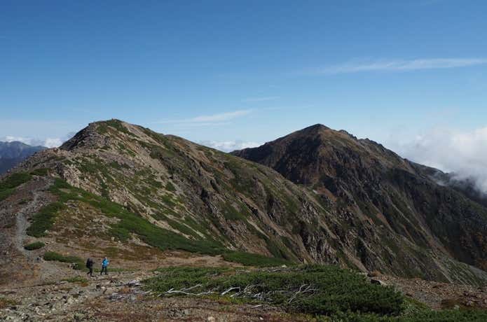 悪沢岳　前岳山頂